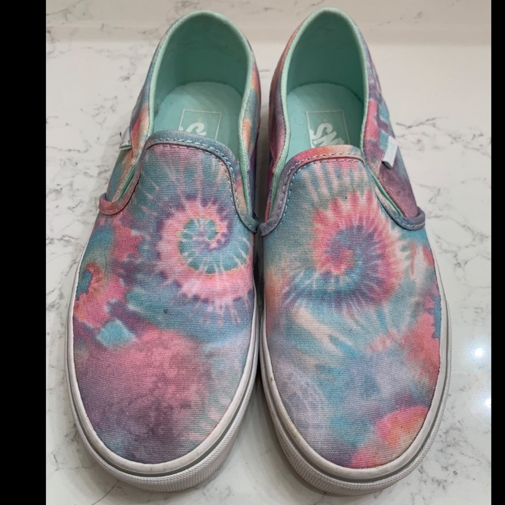Tie Dye Vans women’s size 6